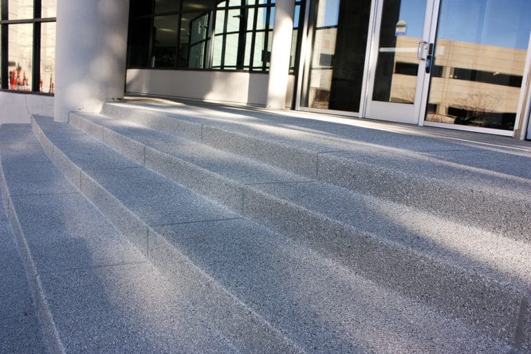 Stairs Microtop - ST Concrete Overlay - Colorado Hardscapes